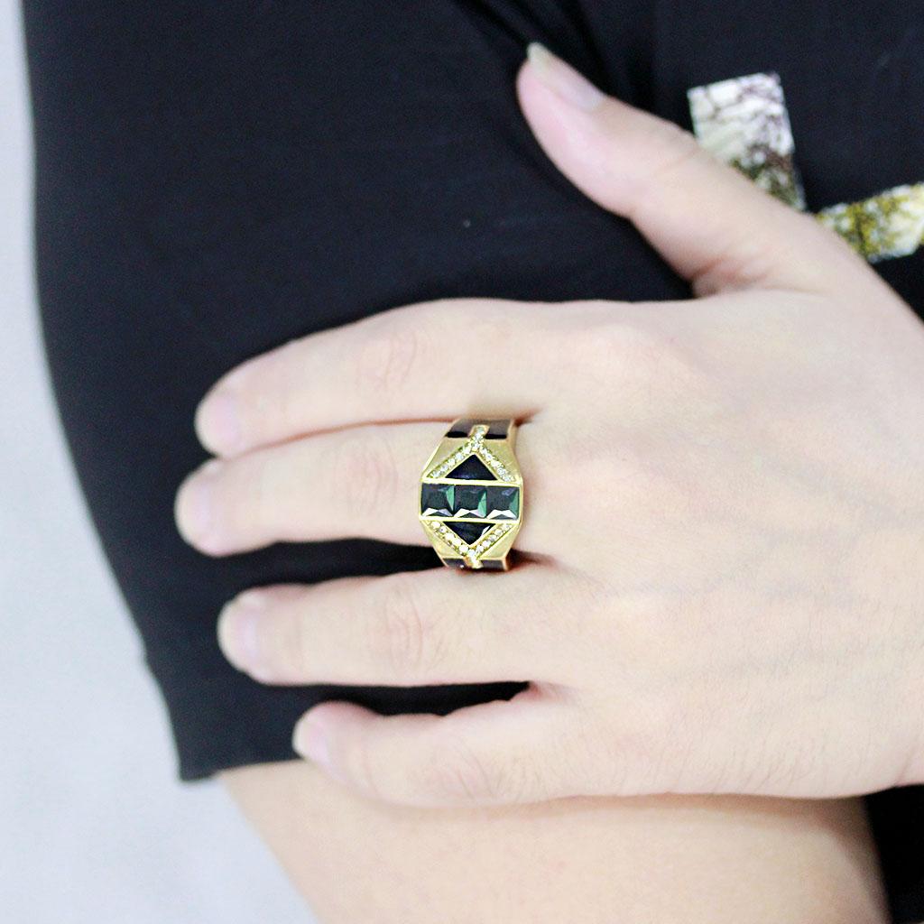 TK3721 IP Gold(Ion Plating) Stainless Steel Ring