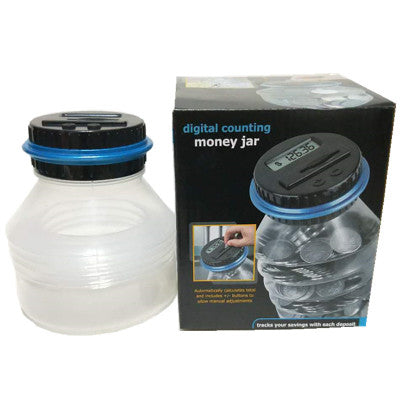 Foldable Money Saving Box Coin Counting LCD Display