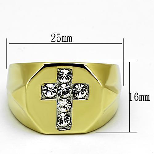 TK1062 Two-Tone IP Gold (Ion Plating) Stainless