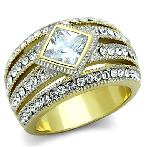 TK1551 Two-Tone IP Gold (Ion Plating) Stainless