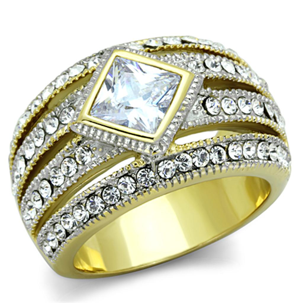TK1551 Two-Tone IP Gold (Ion Plating) Stainless