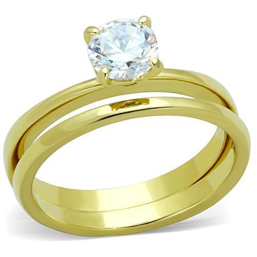 TK1721 IP Gold(Ion Plating) Stainless Steel Ring