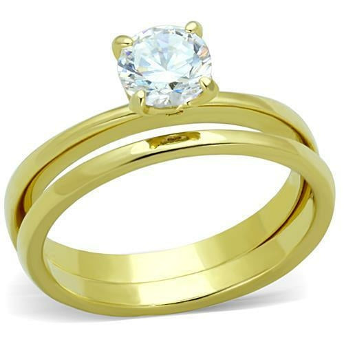 TK1721 IP Gold(Ion Plating) Stainless Steel Ring
