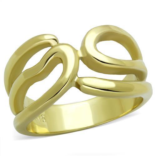 TK2036 IP Gold(Ion Plating) Stainless Steel Ring