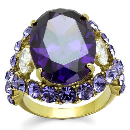 TK2160 IP Gold(Ion Plating) Stainless Steel Ring