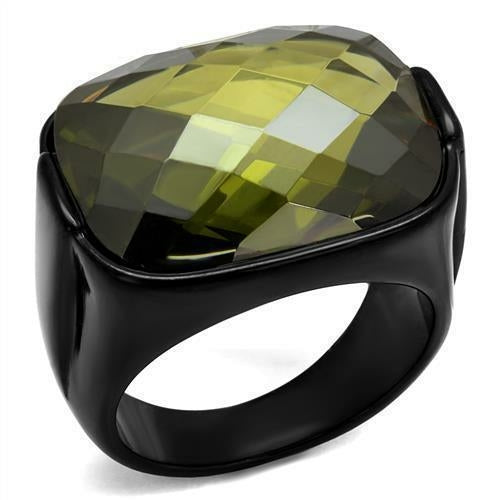 TK2639 IP Black(Ion Plating) Stainless Steel Ring