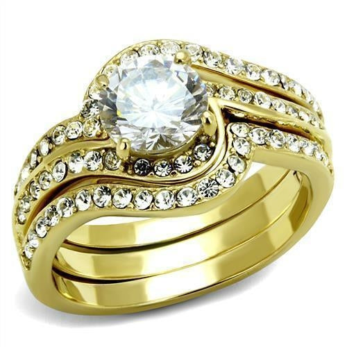 TK2742 IP Gold(Ion Plating) Stainless Steel Ring