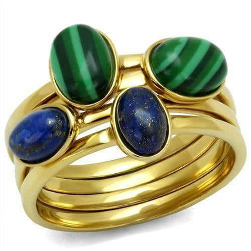 TK2905 IP Gold(Ion Plating) Stainless Steel Ring
