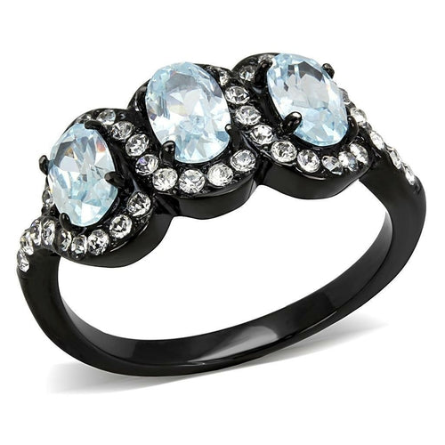TK3050 IP Black(Ion Plating) Stainless Steel Ring