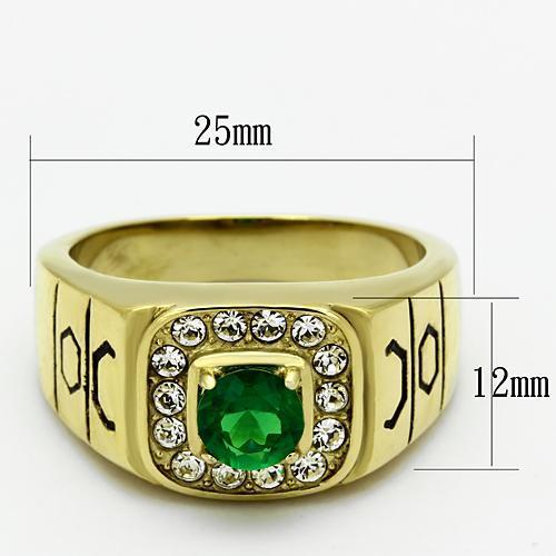 TK764 IP Gold(Ion Plating) Stainless Steel Ring