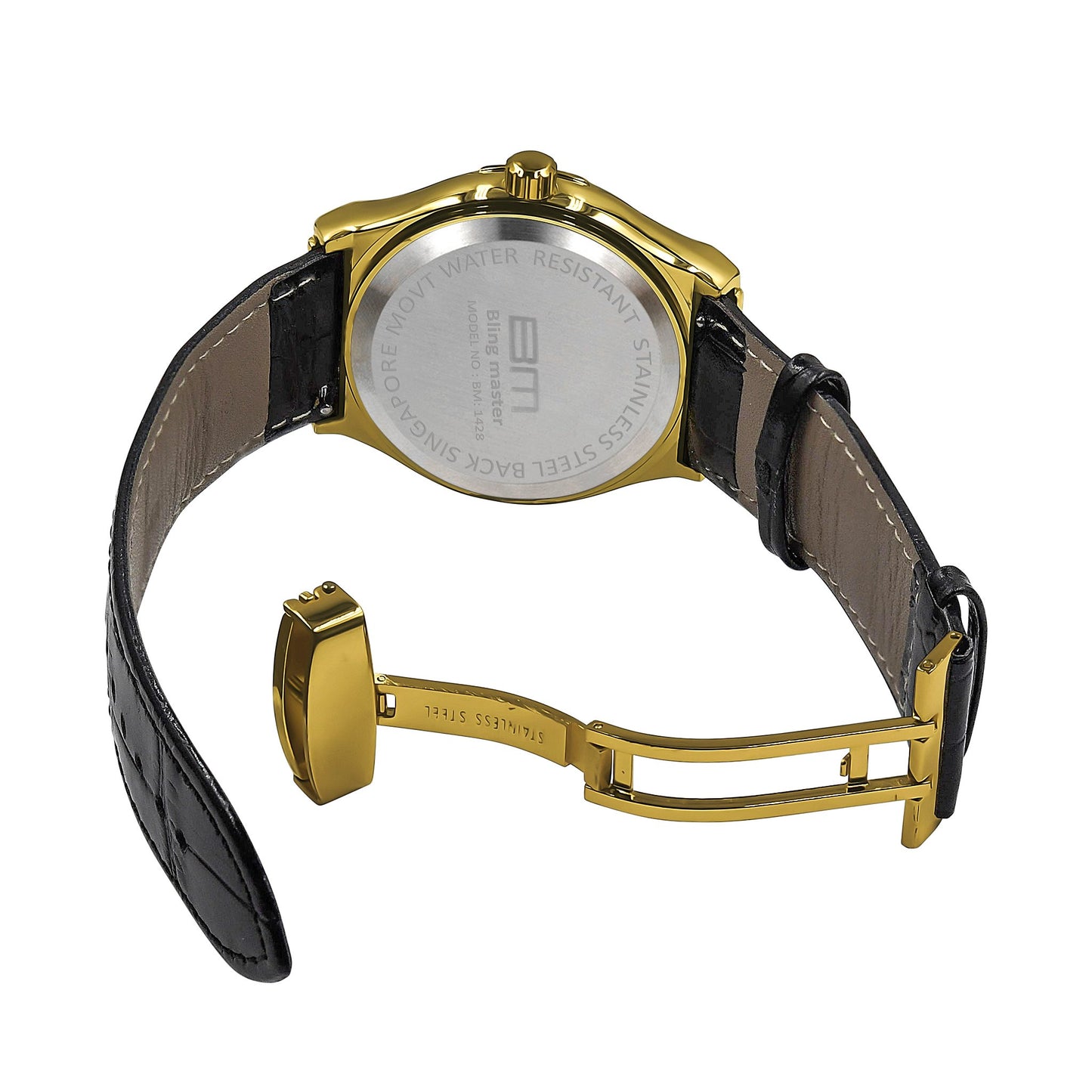 Plaltial hip hop Leather Watch | 51103522