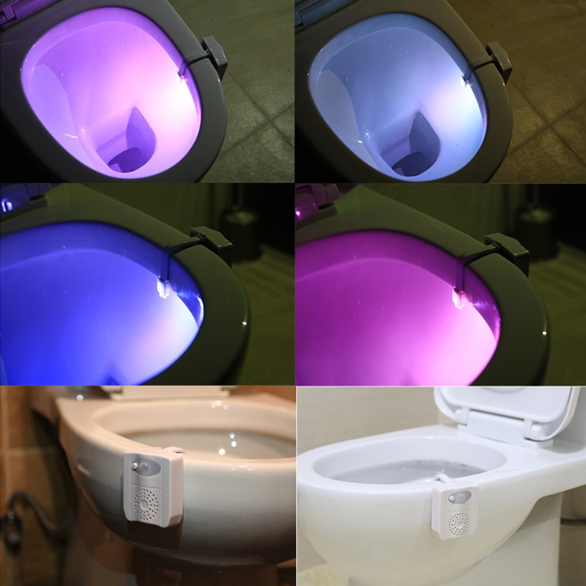 CLEAN BOWL UV Sanitizing Light For Germ Free Toilets With LED Motion