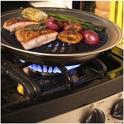 Go Go Smokeless Non-Stick Barbecue Grill For Indoors And Outdoors