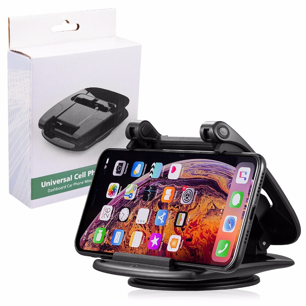 Dashboard Car Phone Holder 360 Degree Mobile Phone Stand Holder Grip