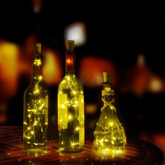 Fashion Wine Bottle Cork Christmas String Light 20