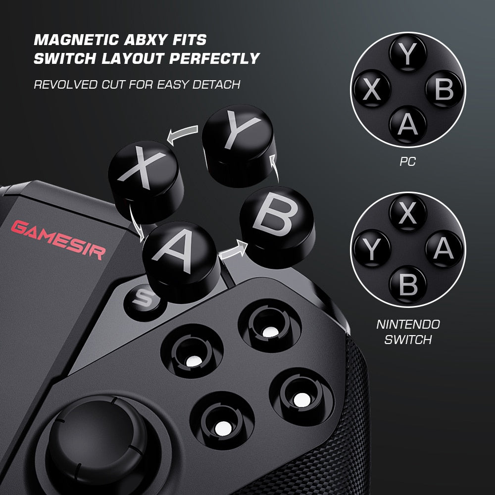 GameSir G4 Pro Bluetooth Game Controller 2.4GHz Wireless Gamepad for