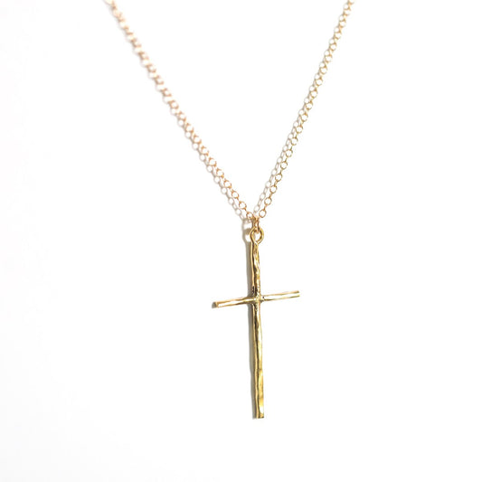 Cross Drop Necklace
