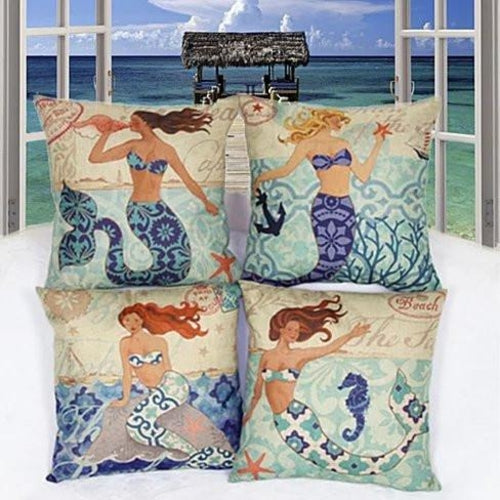 Moods Of A Mermaid Cushion Covers