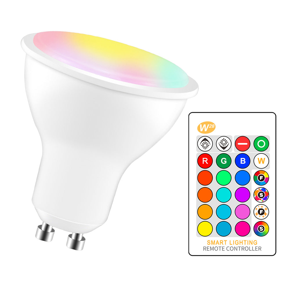 8W RGBW Bulb GU10 Color Changing Atmosphere Lamp