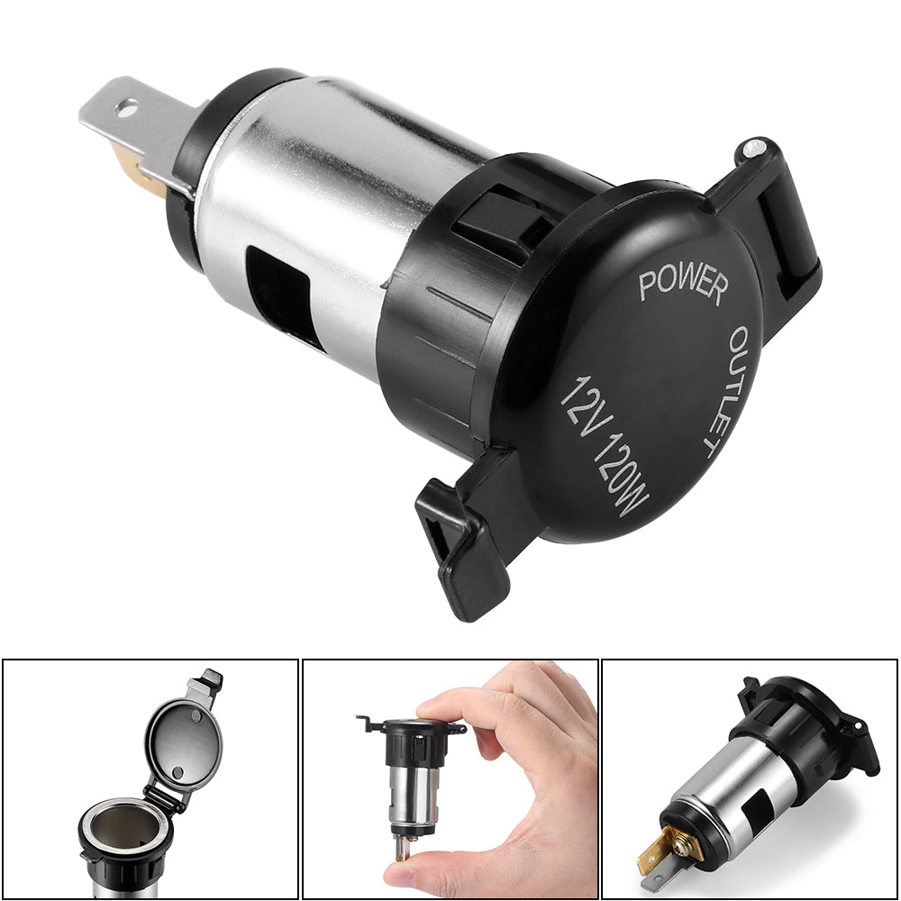 Waterproof Lighter Socket 12-24V Power Plug