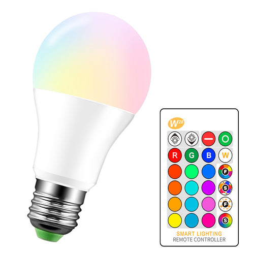 Cool White RGBW LED Bulb E27 Color Changing