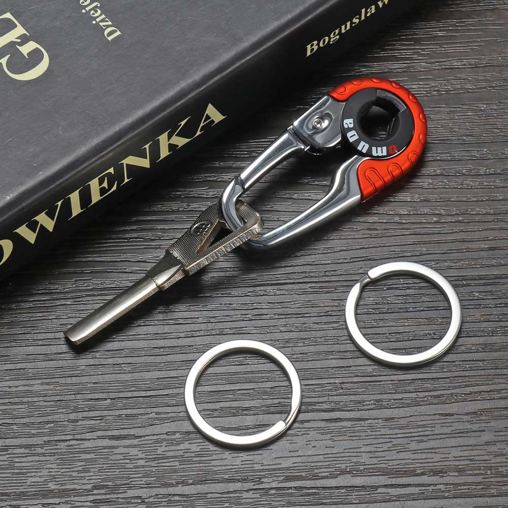 Manual Metal Inlay Keychain Car Key Chain Key Ring