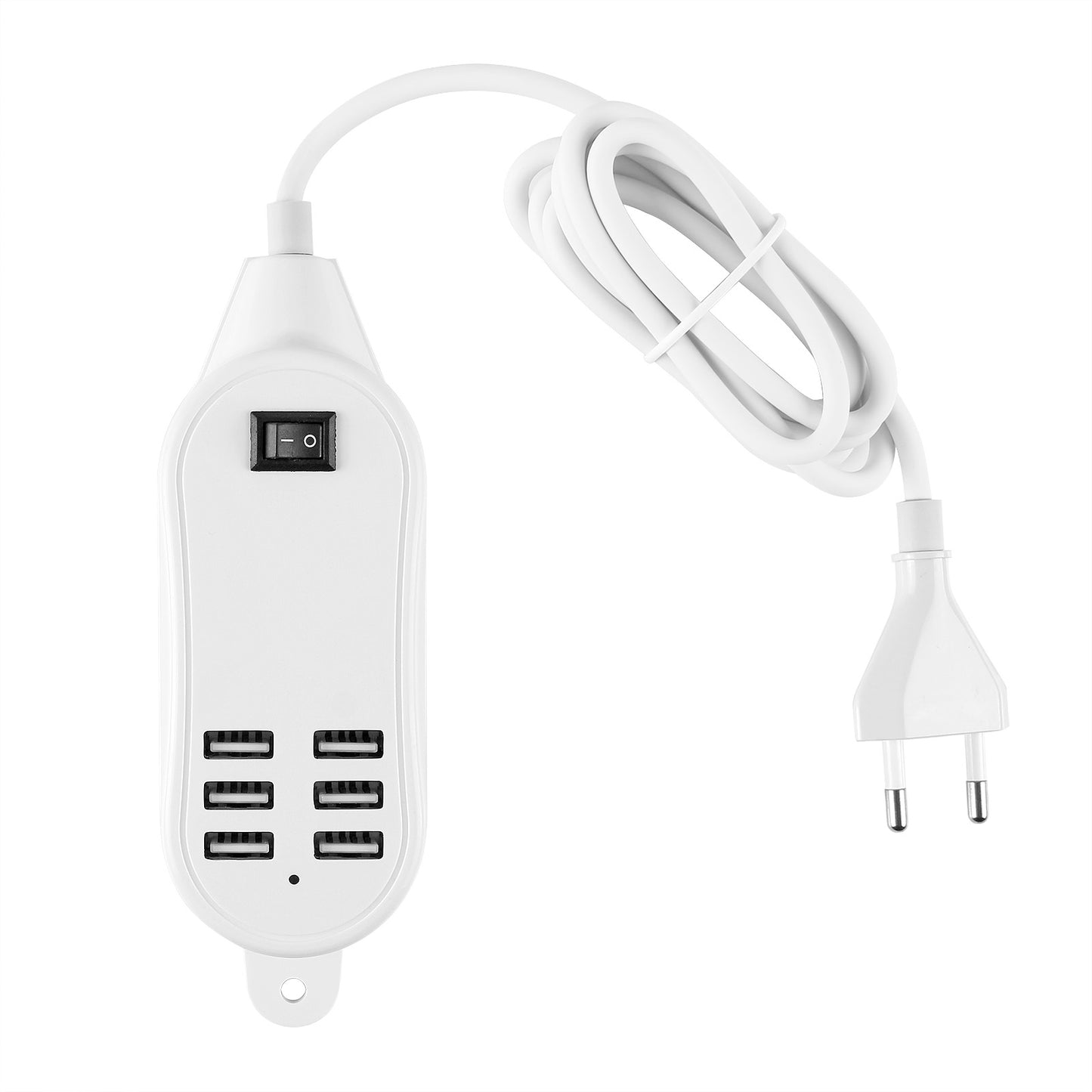 EU Plug 5A 6 USB Ports Desktop Charger HUB Socket