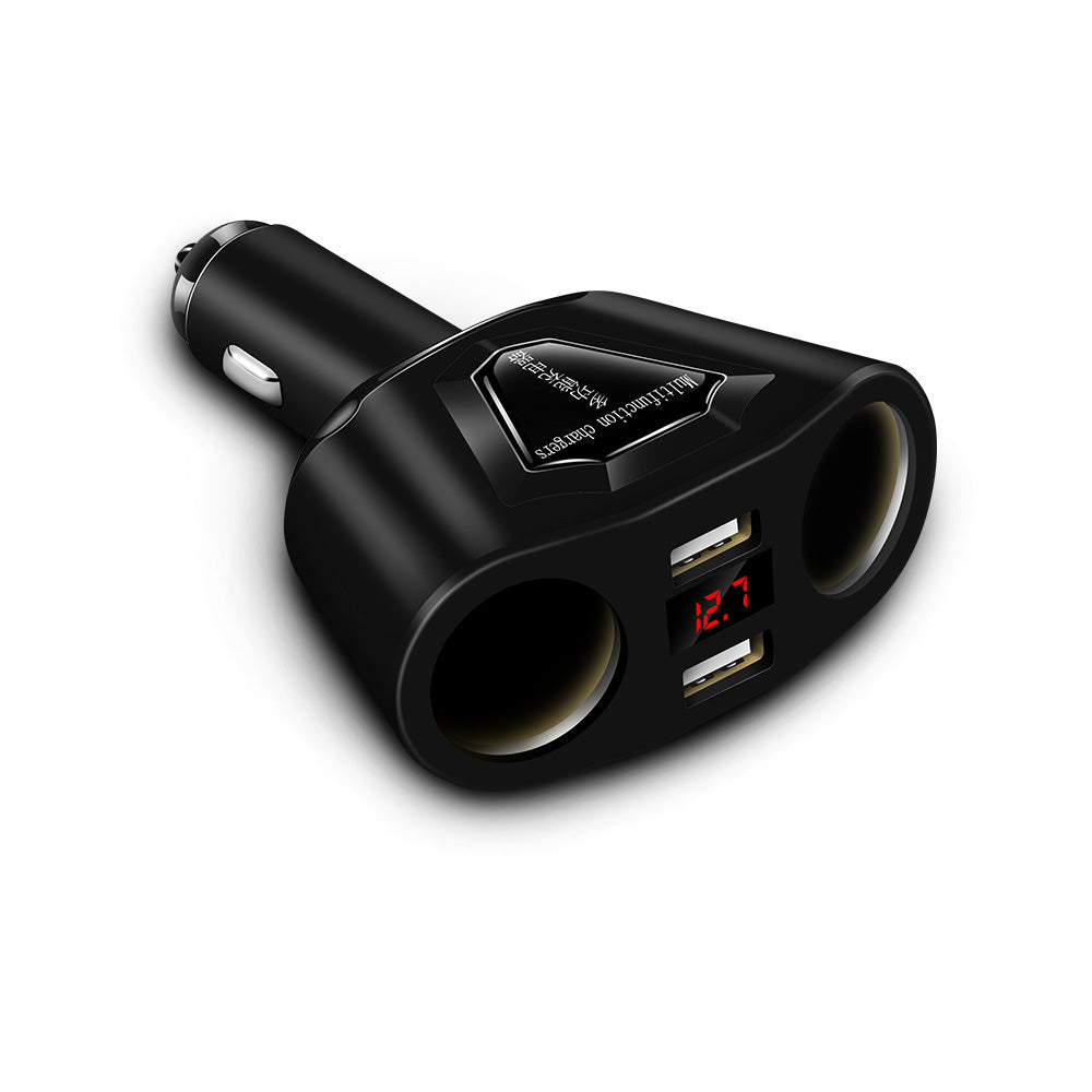 3.1A USB Car Charger with Cigarette Lighter Socket