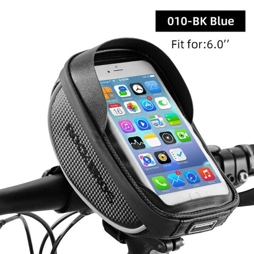 ROCKBROS Bicycle Bag 6 Inch Rainproof TPU Touch Screen Cell Bike Phone