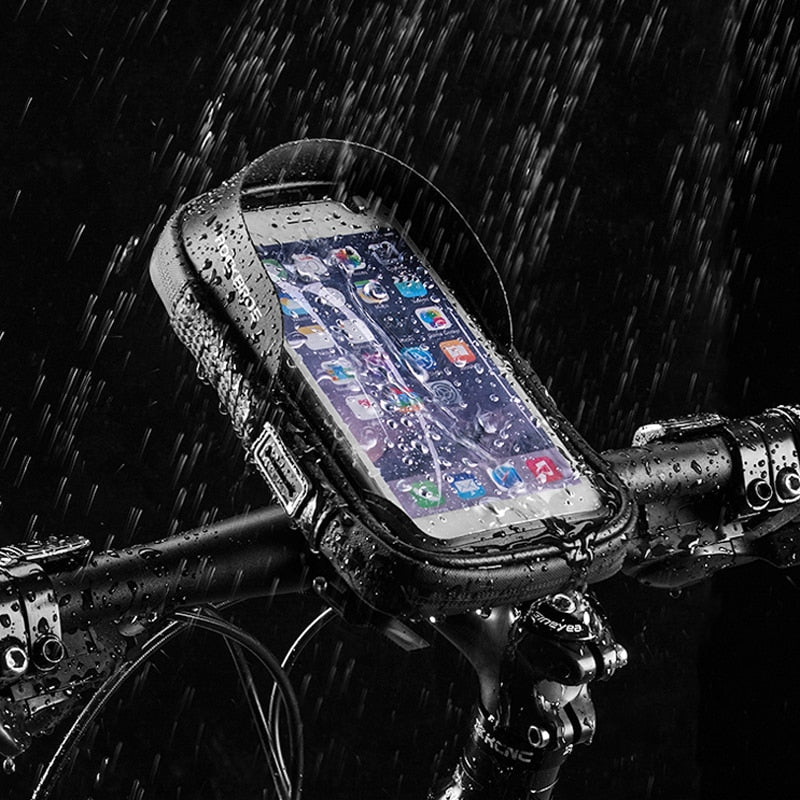 ROCKBROS Bicycle Bag 6 Inch Rainproof TPU Touch Screen Cell Bike Phone