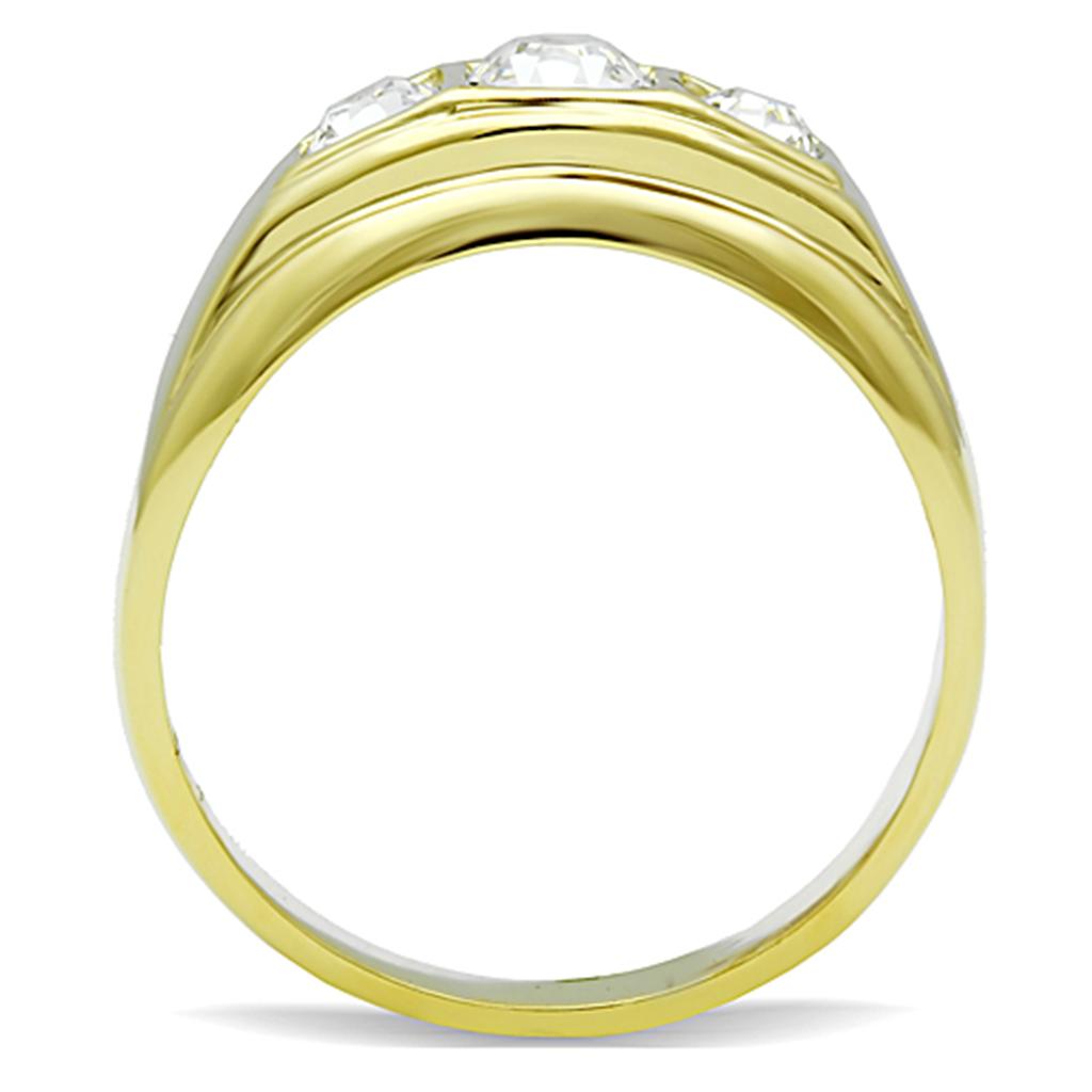 TK119G IP Gold(Ion Plating) Stainless Steel Ring