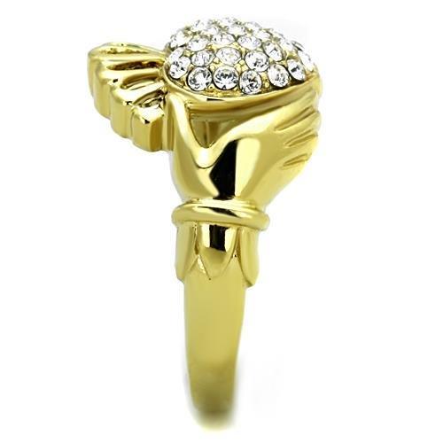 TK1724 IP Gold(Ion Plating) Stainless Steel Ring