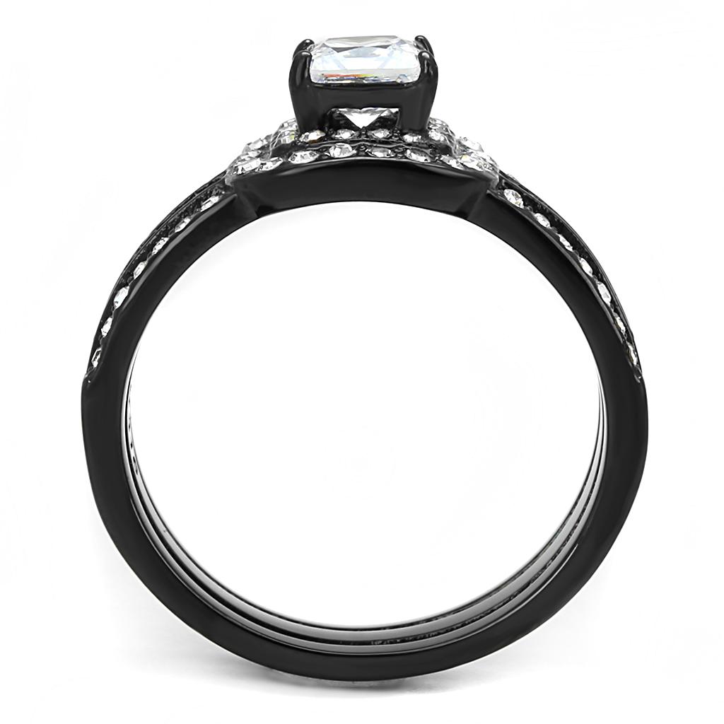 TK3048 IP Black(Ion Plating) Stainless Steel Ring
