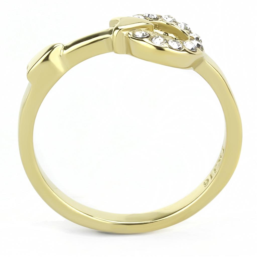 TK3439 IP Gold(Ion Plating) Stainless Steel Ring