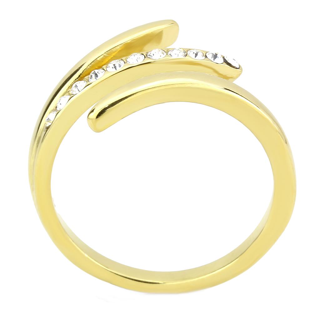 TK3590 IP Gold(Ion Plating) Stainless Steel Ring