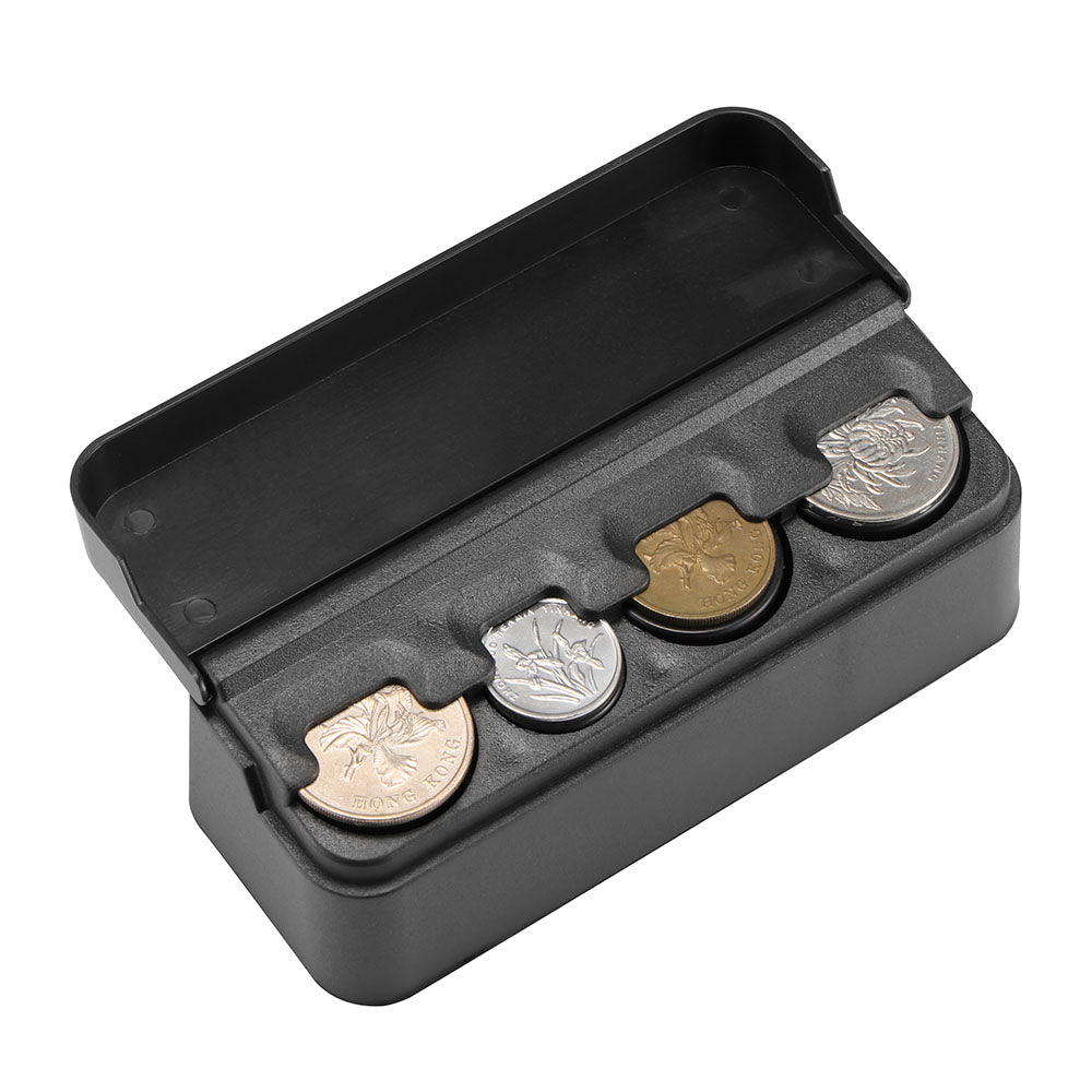 Car Coins Storage Box Car Organizer Plastic Pocket