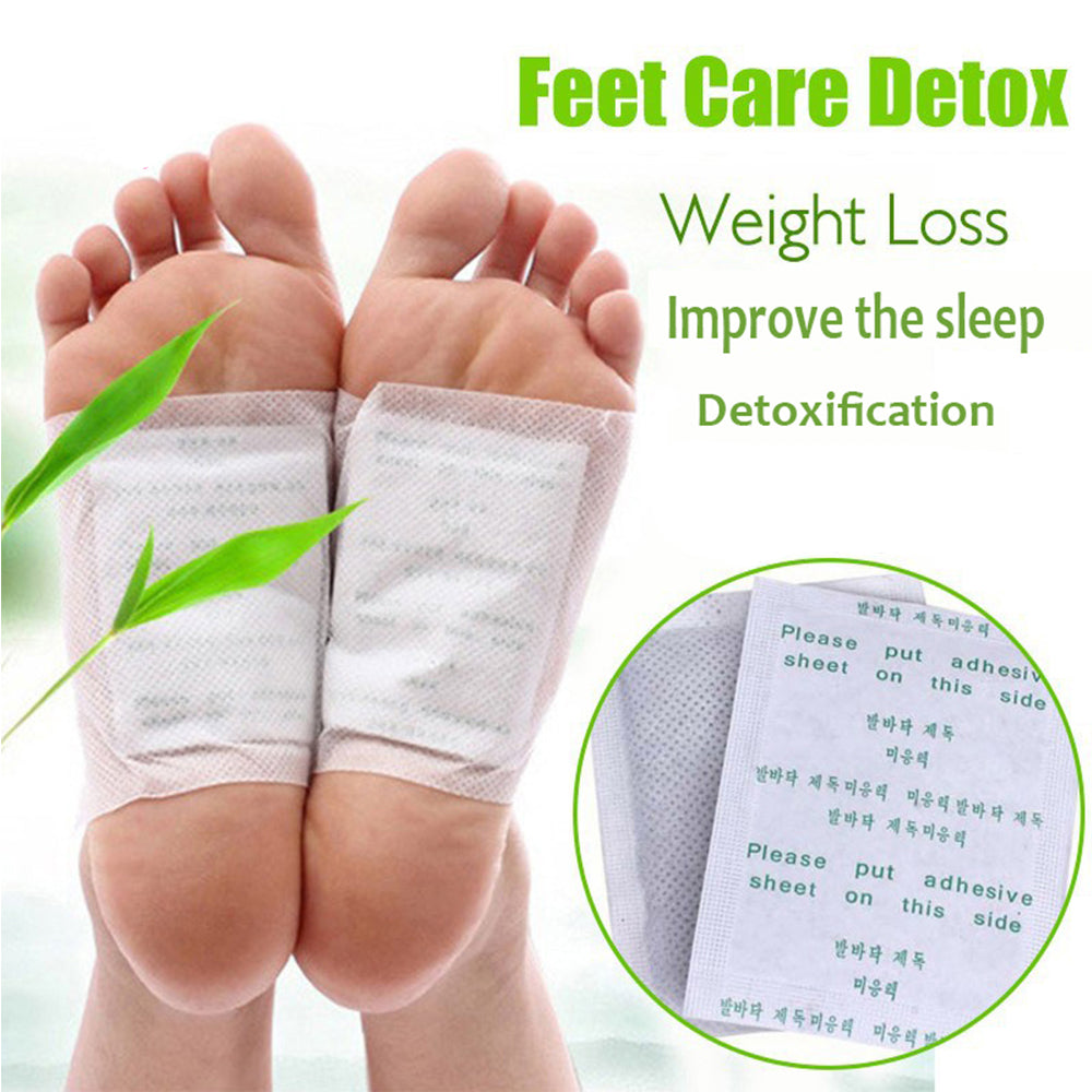 10 Pcs Cleansing Detox Foot Pad Herbal Detoxify