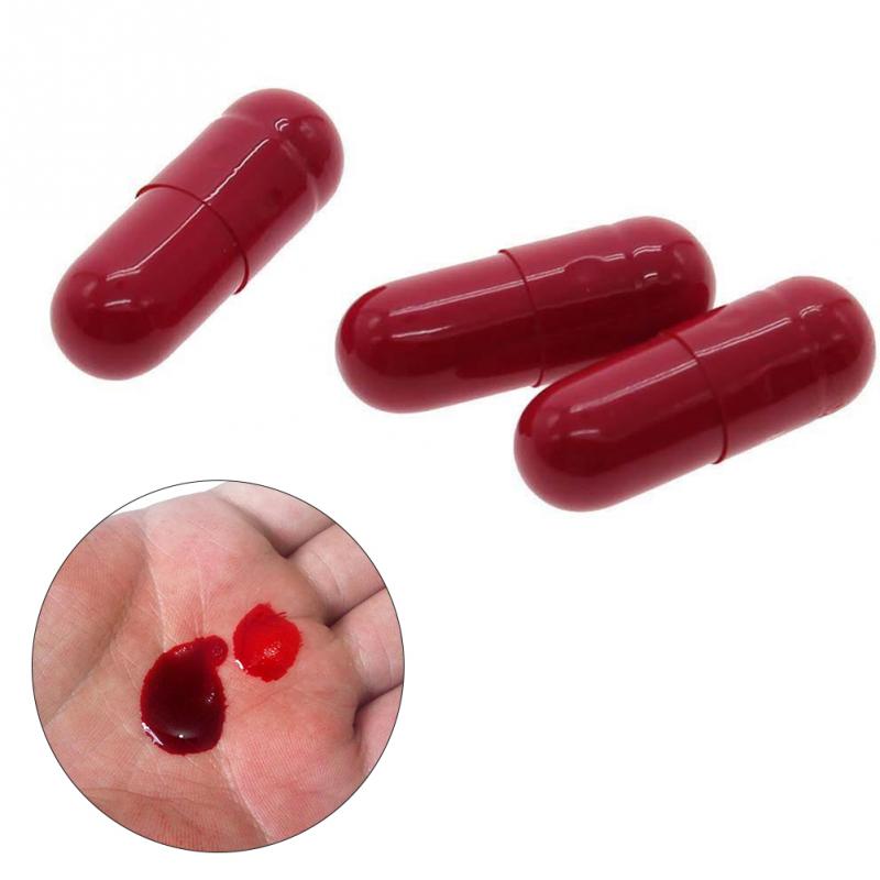 3Pcs Fake Blood Pill Vampire Halloween Prank