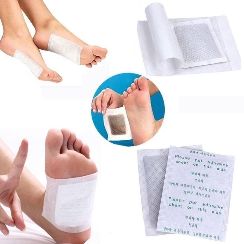 10 Pcs Cleansing Detox Foot Pad Herbal Detoxify