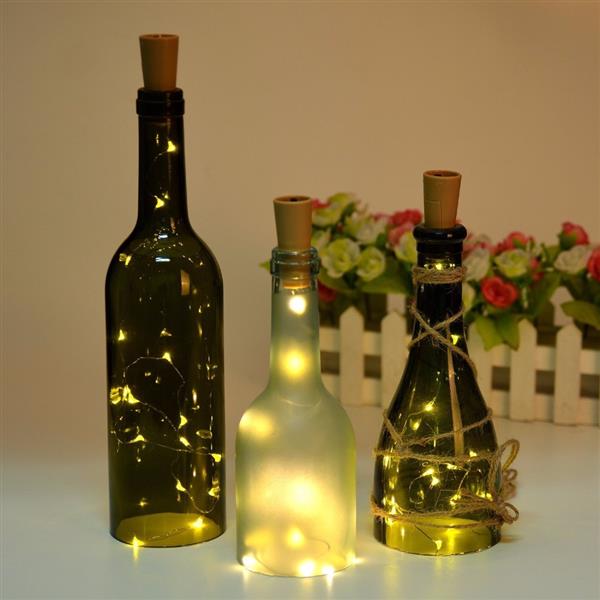 2m 20 LED Mini Bottle Stopper Lamp String Bar Decoration String Light