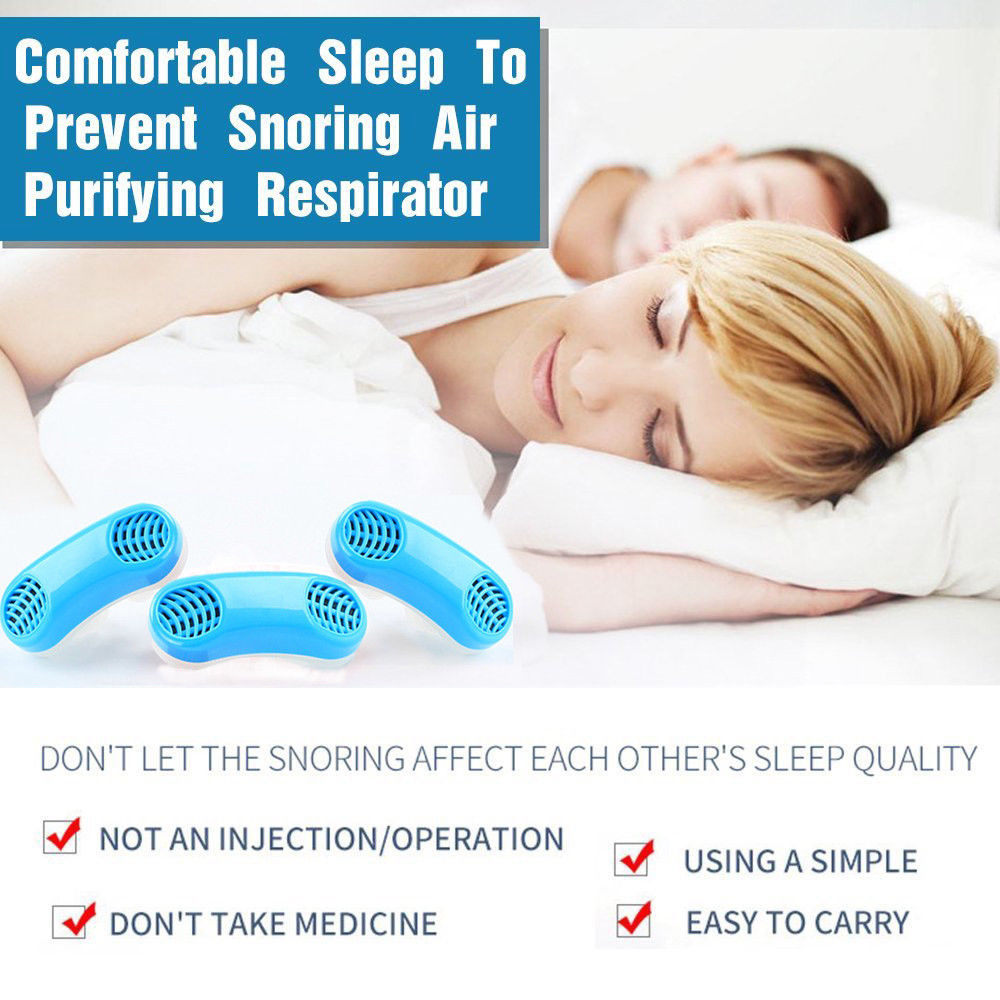 Silicone Anti Snore Relieve Snoring Device Red