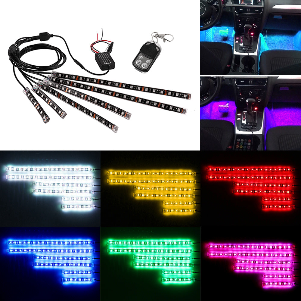 RGB Vioce Control LED Car Motorcycle Glow Lights