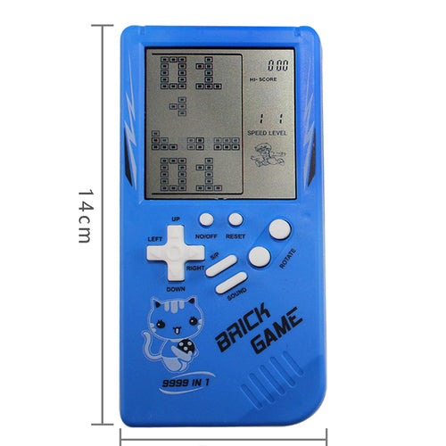 Retro Childhood Tetris Handheld Game Player Green