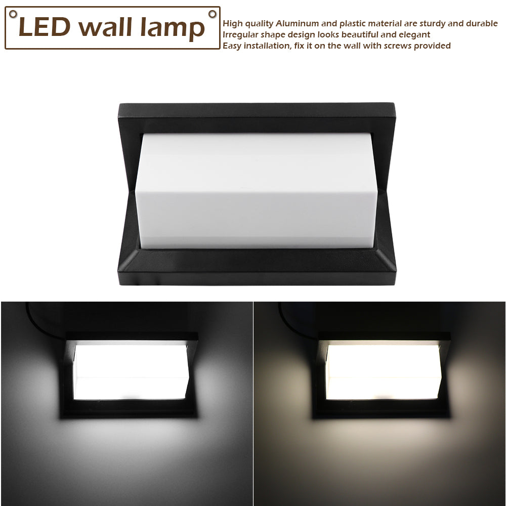 Waterproof 15W Corner Sconce LED Wall Light