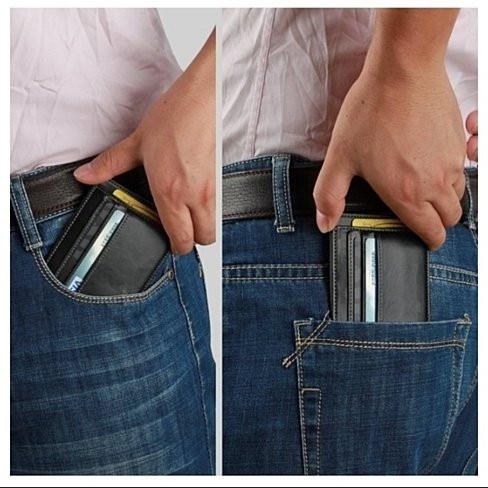 No Show Wallet With RFID Safe