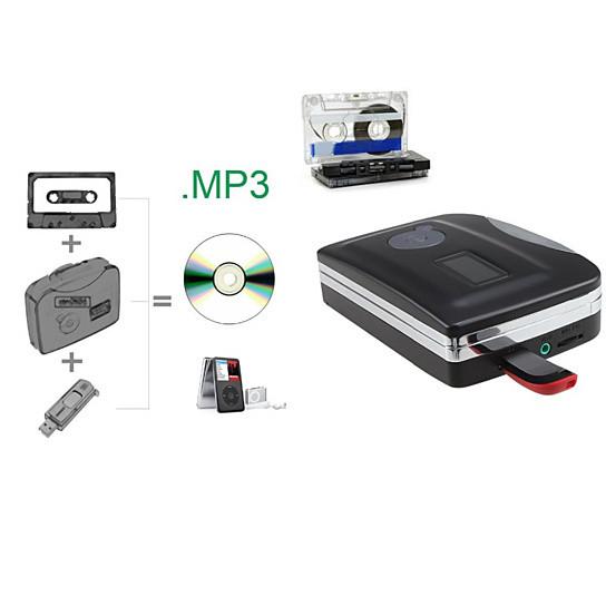 Portable Cassette To MP3 Converter No Computer Needed