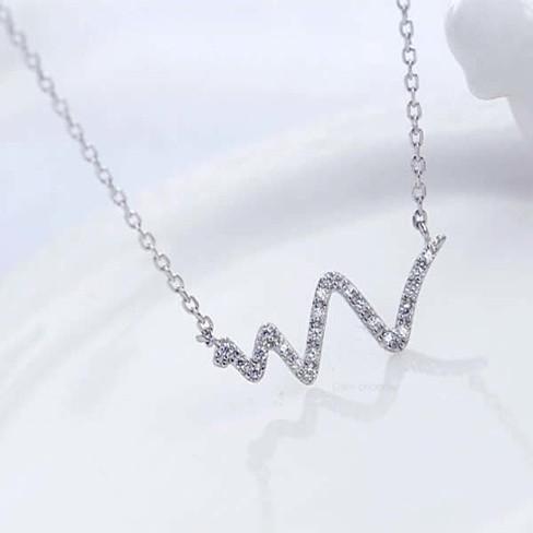 Life Line Necklace in Sterling Silver