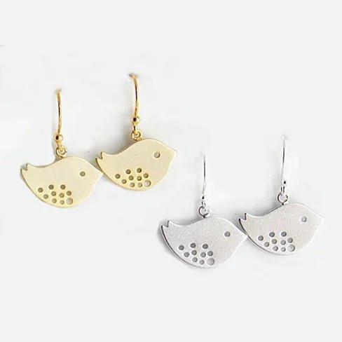Spring has Sprung Pair Of Earrings In Yellow OR White Gold