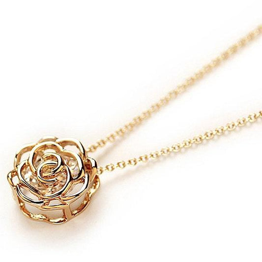 Rose Is A Rose Pendant And Chain 18kt Rose With 2ct CZ Bonus Free