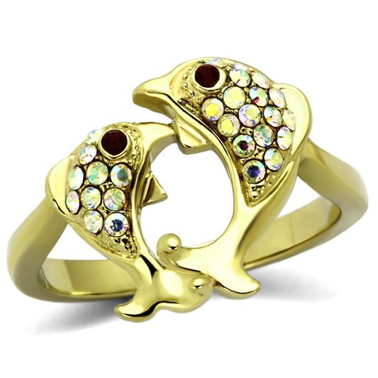 TK1023 IP Gold(Ion Plating) Stainless Steel Ring